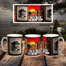 Чашка Red dead redemption. Макет №03